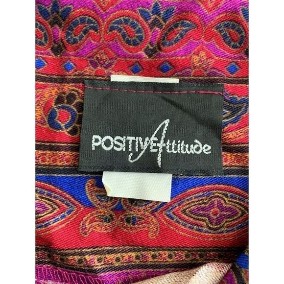 Positive Attitude Vintage 80's Button Front Dress - Picture 7 of 8